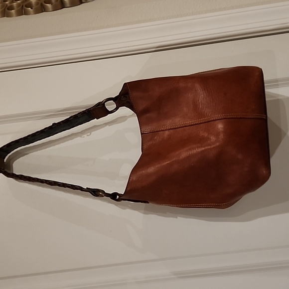 Lucky Brand Handbags - LUCKY Brand Distressed Leather Bag